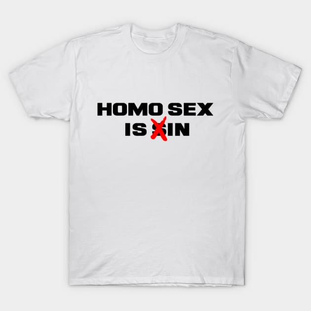 Homo Sex Is In T-Shirt by ZEDesigns